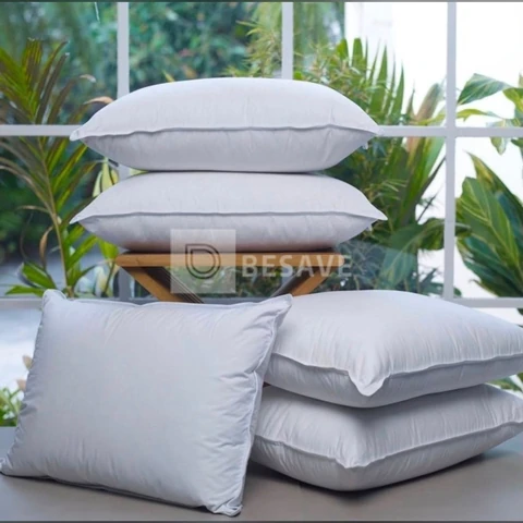 4 Travesseiros Antialérgico Impermeável 50x70 Super Macio