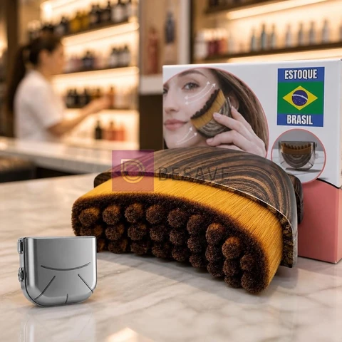 Escova De Massagem De Drenagem Linfática Ergonômica Macia Para Contorno Facial E Mandíbula escova lifting facial