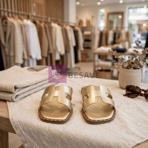 Rasteirinha Feminina Sandália Moderna Elegante Leve Macia Antiderrapante Envio Super Rapido