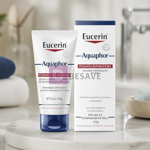 EUCERIN Pomada Reparadora Aquaphor 50ml, Hidratação Intensiva