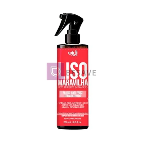 Widicare Liso Maravilha Fluido Anti Frizz Termoativado - 200 Ml - Widi Care