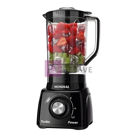 Liquidificador Mondial L‑99 Turbo 550 W 3 Velocidades