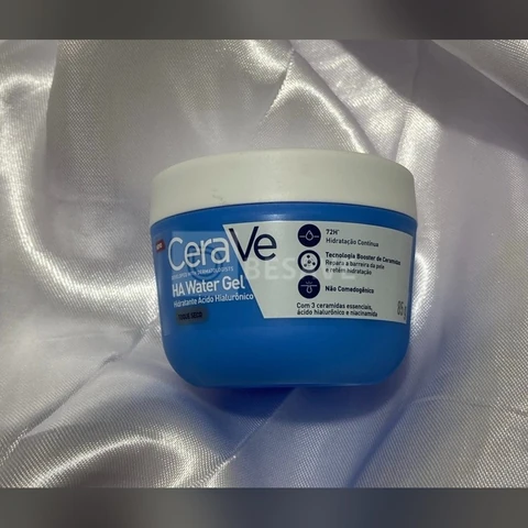 CeraVe HA Water Gel, Hidratante Facial Toque Seco, Pele Oleosa e Mista, 85g