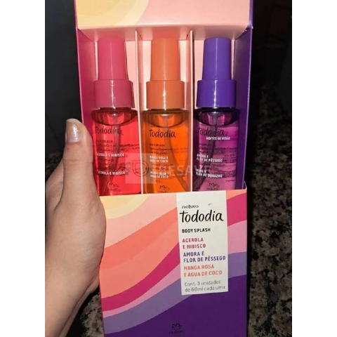 Kit Natura Tododia Body Splash Miniaturas Verão (3 Unidades)