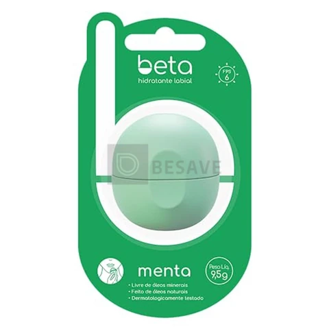 Beta Hidratante Labial - Menta 9,5g