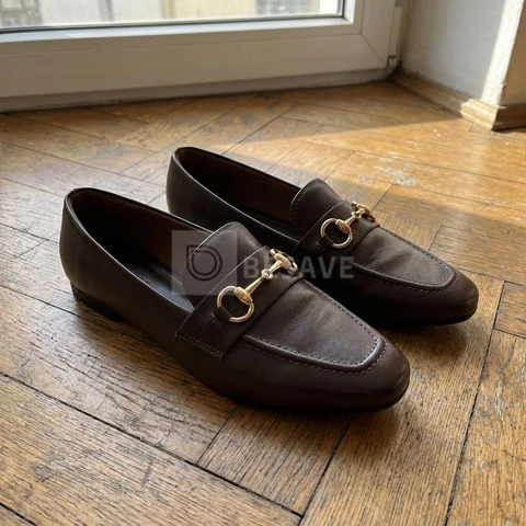Mocassim Feminino Lumiss Clássico Bico Quadrado Bridão
