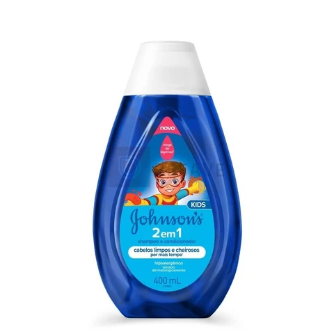 Shampoo e Condicionador 2 em 1 Johnson's Baby, 400ml