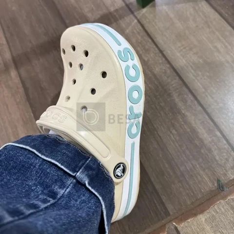 Sandália Crocs Bayaband Clog Winter White/multi
