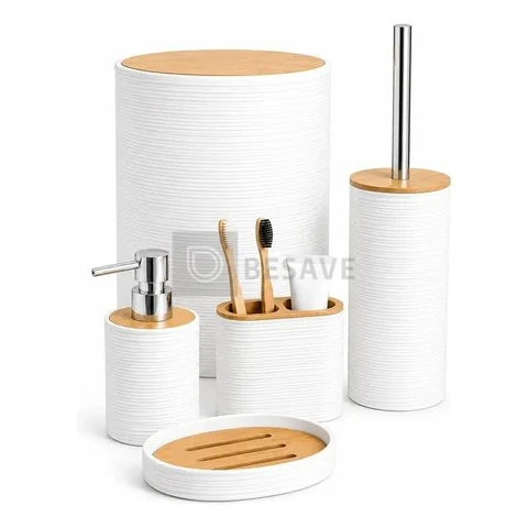 Conjunto Banheiro Kit 5 Peças Quadrado Elegante - Oferta