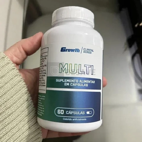 Multivitamínico 60 Cáps. Growth Supplements - Sem Sabor