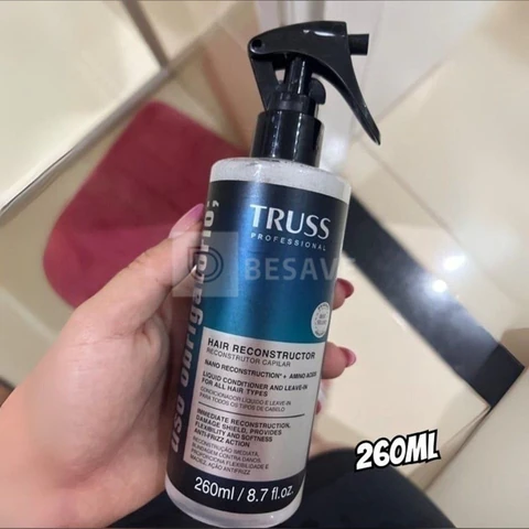 Truss Reconstrutor Capilar Uso Obrigatório Spray | Hidratação e Reconstrução Imediata | 260ml