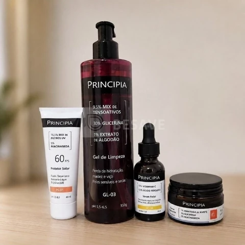 Principia Kit Essencial Gl-03 + Ch + Vc + Ps Sensível Dia/noite
