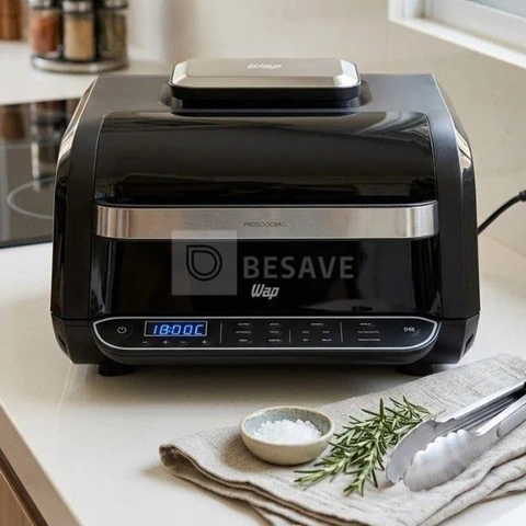 Fritadeira Elétrica Air Fryer 8 em 1 Wap Barbecue Heat Digital Wc Ab1030 127V
