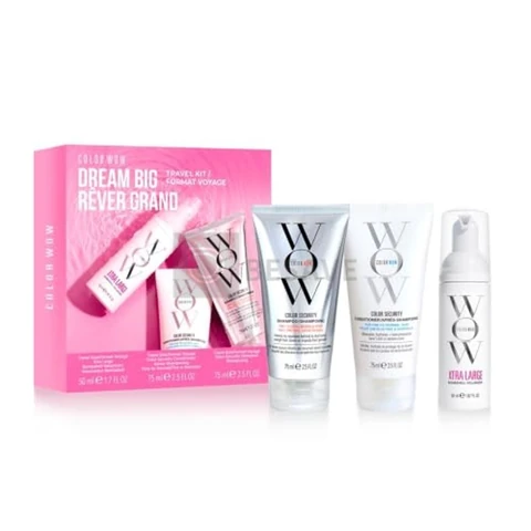 Color Wow Dream Big Kit de Viagem, Shampoo Sem Sulfato e Volumizador, 200ml