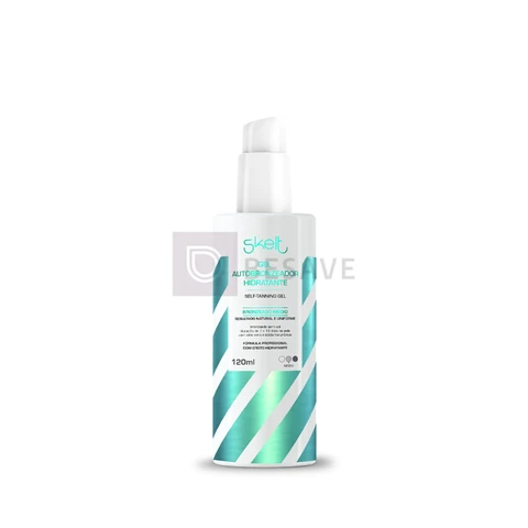 Skelt Gel Autobronzeador 120ml | Textura Leve, Fácil Absorção, Bronzeado Média a Intenso, Fragrância Agradável, 7 a 12 Dias, Não Possui Cor-Guia | Todos os Tipos de Pele