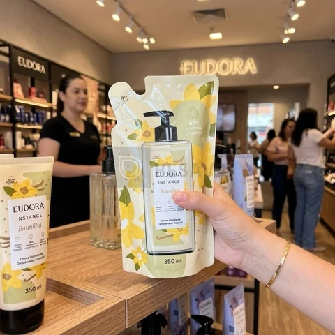 Eudora Instance Baunilha Refil Creme Hidratante Desodorante