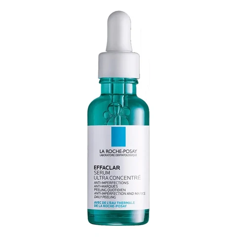 Sérum Ultra Concentrado La Roche Posay Effaclar noite para pele grasa de 30mL 30g 30 màs anos