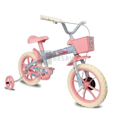 Bicicleta Infantil Verden Paty - Aro 12 com cestinha e rodinhas