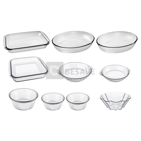 Conjunto de Assadeiras e Formas Marinex 10 Peças