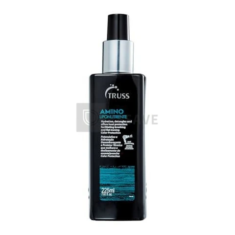 Truss Amino Protetor Térmico | Finalizador com Proteção de até 80% Contra Calor, Brilho e Reparação Capilar | 225ml
