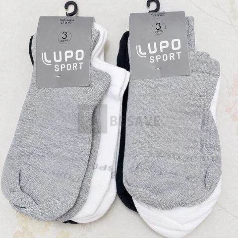 Kit 6 Pares Meias Lupo Sapatilha Invisível Sport Original