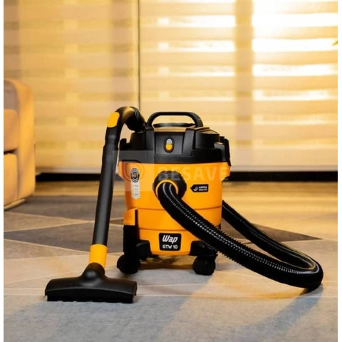 Aspirador De Pó e Água Wap Gtw 10 Compacto 1400w 10 Litros Amarelo