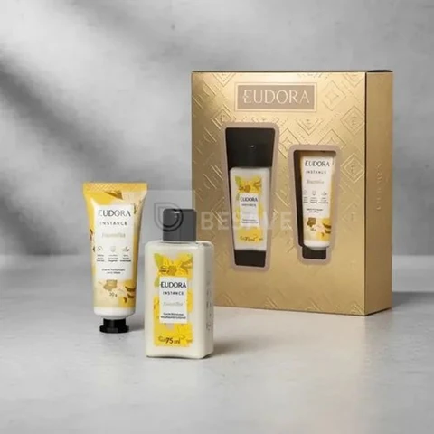 Kit Presente Eudora Instance Baunilha Cuidados Pele E Mãos