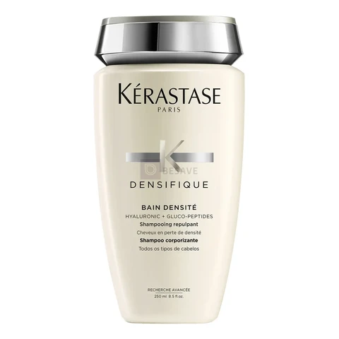 Kérastase Densifique Bain Densité Shampoo Densificador para Cabelos Finos com Perda de Densidade, Fortalece e Dá Volume, Com Stemoxydine e Ácido Hialurônico, 250 ml