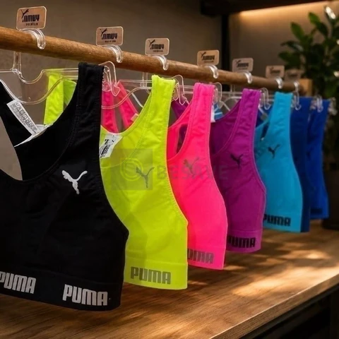 Top Puma Academia Fitness Original Nadador Alta Sustentação