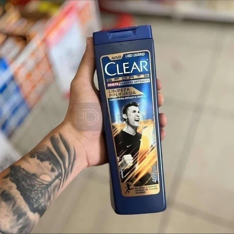Clear Sports Men - Shampoo Anticaspa Limpeza Profunda 400Ml