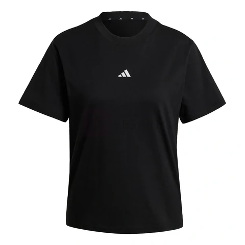 Camiseta Essentials De Algodão Com Logotipo Pequeno. Adidas