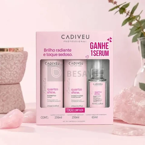Cadiveu Professional Kit Quartzo Shine (3 Produtos)