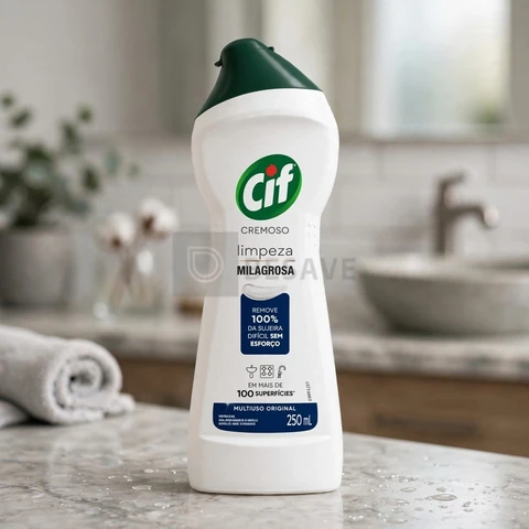 Cif Cremoso Limpeza Milagrosa Produto De Limpeza De Casa Milagroso Original Remove 100% Da Sujeira Difícil Sem Esforço 250 Ml