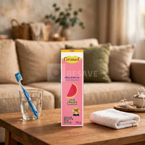 Carmed Gel Dental com Flúor Sabor Melancia 70g