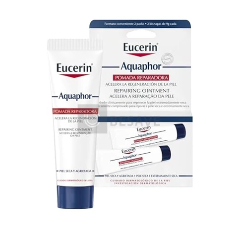 EUCERIN Pomada Reparadora Aquaphor Duopack 10ml, Hidratação Intensiva, Hidratante Labial