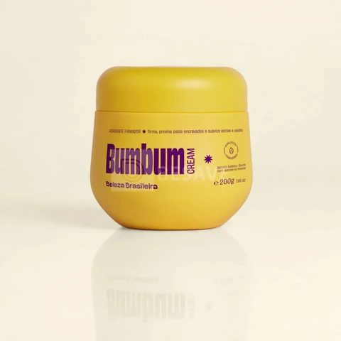Bumbum Cream 200g Creme Tratamento Redutor de Celulite Estrias Hidratante Corporal Ação Termogênica