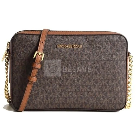 Michael Kors Bolsa tiracolo grande para leste e oeste