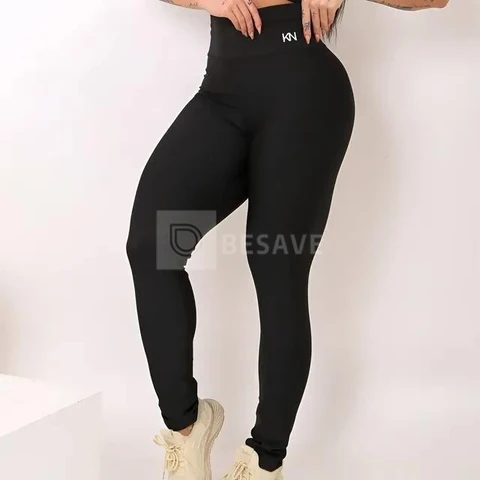 Calça Legging Fitness Zero Transparência Cintura Alta Koenig