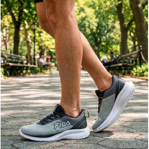 Tênis Fila Rise Up Masculino Confortável Mesh Leve Esportivo