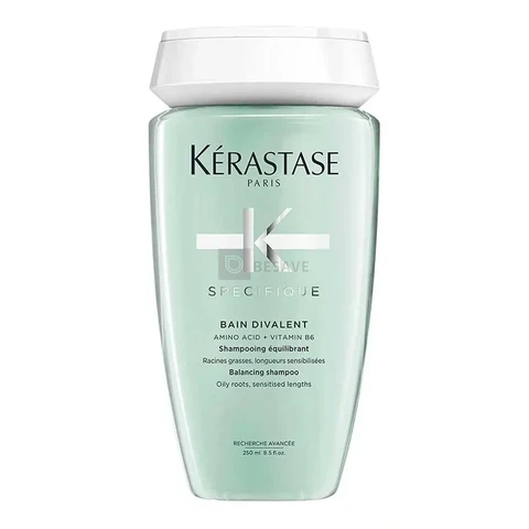 Shampoo Kérastase Specifique Bain Divalent, Para Raízes Oleosas e Cabelos Sensibilizados 250ml
