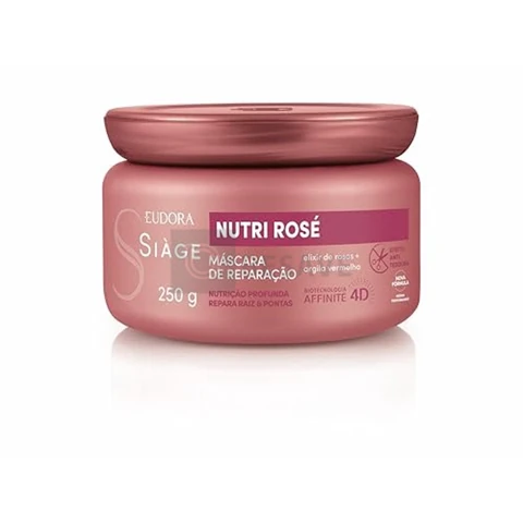 Máscara Capilar Creme Siàge Nutri Rosé Nutrição Profunda 250g