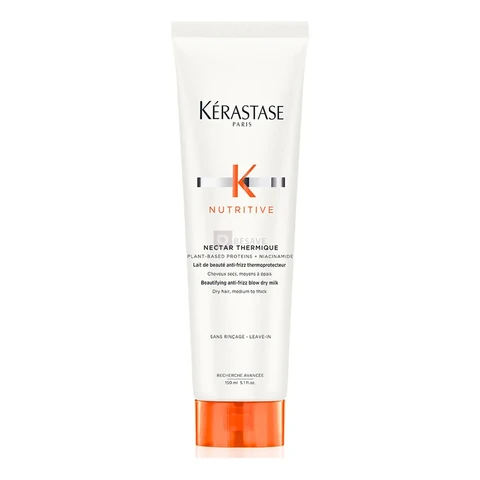 Leave-In Protetor Térmico Anti Ressecamento com Proteínas Vegetais e Niacinamida para Cabelos Médios a Grossos Kérastase Nutritive Nectar Thermique 150ml
