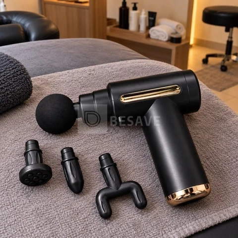 Massageador Pistola Elétrica Profissional Muscular Portátil