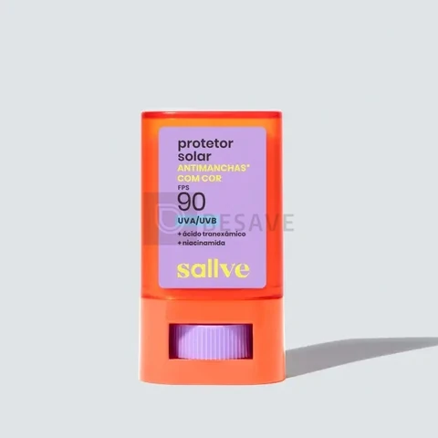 Protetor Solar Antimanchas Com Cor 2 Em Bastão 90fps Sallve