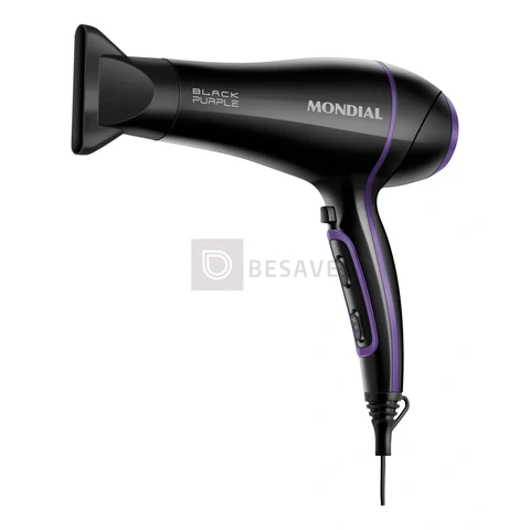 Secador de Cabelos Mondial Preto 2000W SCN-01