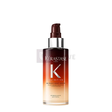 Kérastase Nutritive Sérum Capilar Noturno 8H Magic Night Para Cabelos Secos com Nutrição Profunda, Proteção Contra a Fricção do Travesseiro e Cabelos Mais Fortes 90ml