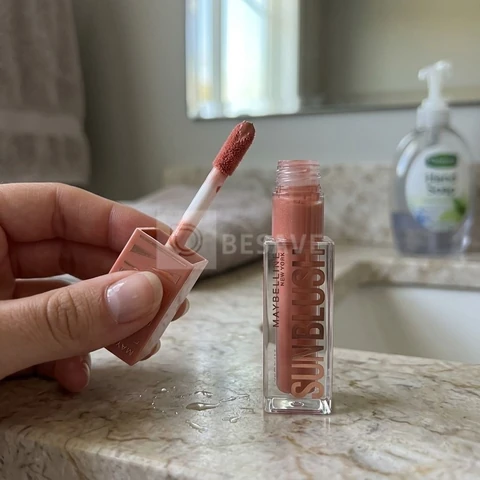 Blush Líquido Com Efeito Luminoso Natural, Fácil Aplicação, Longa Duração 12h, Cor 08 Shades On, Sunkisser Maybelline NY, 4,7ml