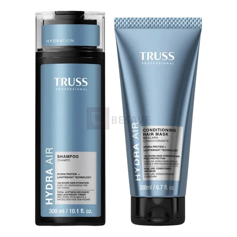Kit Truss Hydra Air - Shampoo 300ml + Condmask Máscara Condi