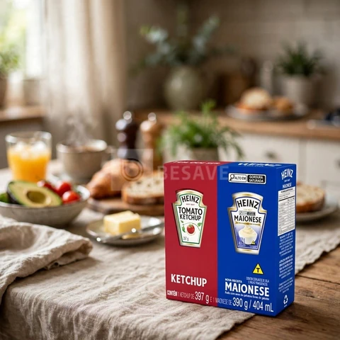 Heinz Pack Ketchup 397G + Maionese 390G