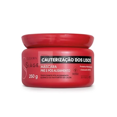 Eudora Siàge Cauterização dos Lisos Máscara Capilar 250g